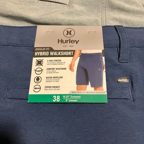 NWT Hurley Men’s Hybrid Short - XL 38 - Picture 5 of 6